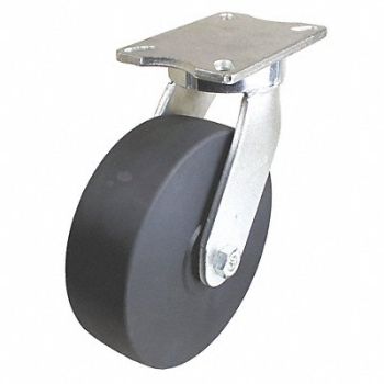 GRAINGER APPROVED Kingpinless Plate Caster Swivel 4100 lb., 483N19