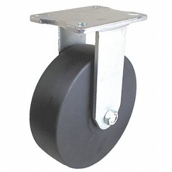 GRAINGER APPROVED Kingpinless Plate Caster Rigid 4100 lb., 483N18