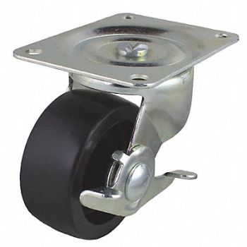GRAINGER APPROVED Standard Plate Caster Swivel 210 lb., 440A70