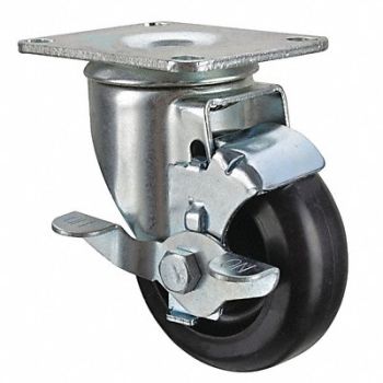 GRAINGER APPROVED Standard Plate Caster Swivel 300 lb., 33H645