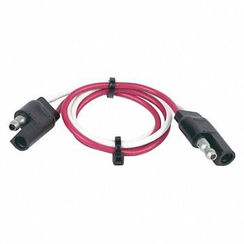 HOPKINS TOWING SOLUTIONS Flat Electric Connector 2-Way 12 in, 440A78