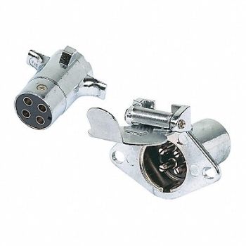 HOPKINS TOWING SOLUTIONS T-Connector 4-Way Tin Plated Steel, 440C04
