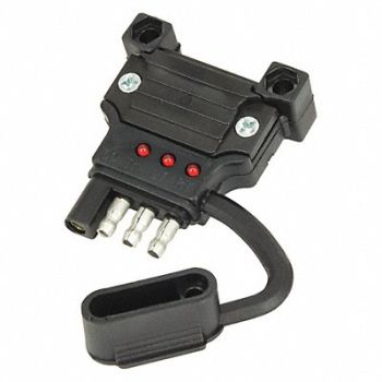 HOPKINS TOWING SOLUTIONS Flat Electric Connector 4-Way, 440C06
