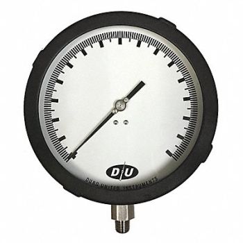 DURO K4537 Pressure Gauge 6 Dial Size, 442Y42