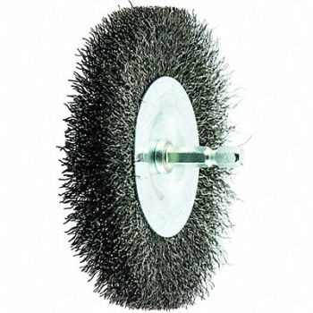 GRAINGER APPROVED Drill Wire Brush 0.00866 Dia Wire, 443M51
