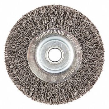 GRAINGER APPROVED Wire Wheel Brush 0.014 Dia Wire, 443M81