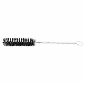 GRAINGER APPROVED Tube Brush 0.014 Dia Wire Nylon, 443N54