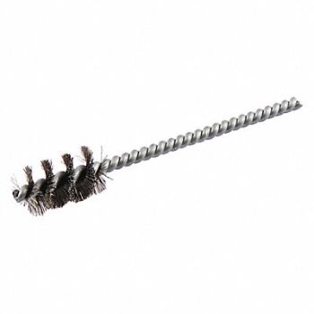 GRAINGER APPROVED Tube Brush 0.005 Dia Wire SS, 443P03