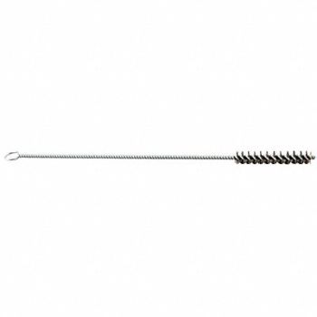 GRAINGER APPROVED Tube Brush 0.004 Dia Wire SS, 443P18