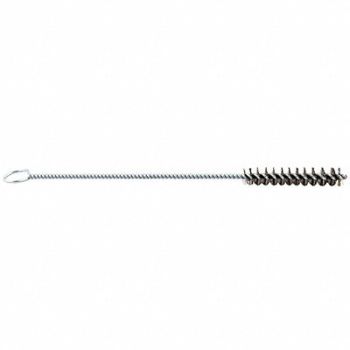 GRAINGER APPROVED Tube Brush 0.004 Dia Wire SS, 443P20