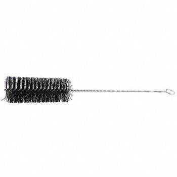 GRAINGER APPROVED Tube Brush 0.014 Dia Wire Nylon, 443P30