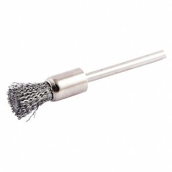 GRAINGER APPROVED End Brush Shank 1/8 Wire 0.005 Dia, 443P40