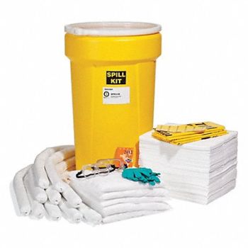 SPILLTECH Spill Kit Drum Oil-Based Liquids 24 H, 443U28