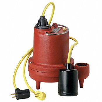 LIBERTY PUMPS Submersible Effluent Pump 4/10 HP 200F, 444A25