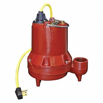 LIBERTY PUMPS Submersible Effluent Pump 4/10 HP 200F, 443W22