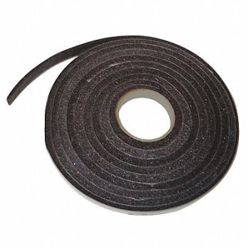 FROST KING Weatherstrip Adjustable Insert Rubber, 443Y63