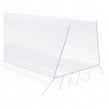 FROST KING Door Bottom Clear 1 Flange Height, 443Y65