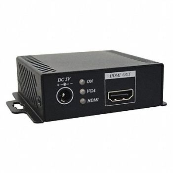 SPECO TECHNOLOGIES Video Converter Metal Black, 443Z94