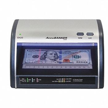 ACCUBANKER Counterfeit Detector 110VAC Input Power, 444D69