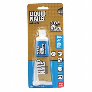 LIQUID NAILS Glue 2.5 fl oz Tube Container, 444D77