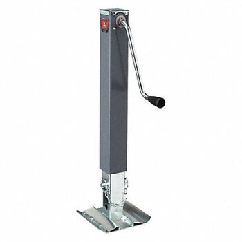 BULLDOG Trailer Jack Square Swivel Sidewind, 444G01
