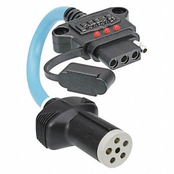 REESE Trailer Wiring Adapter 4-Way Flat 1 7/8, 444H26
