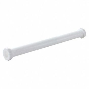 GRAINGER APPROVED Double End Extension Tube White Drain, 444J33