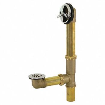 GRAINGER APPROVED Trip Lever Gold Pipe 1-1/2 Dia, 444K05