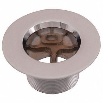 GRAINGER APPROVED Bath Strainer Body Eastman Zinc, 444K30