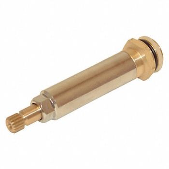 GRAINGER APPROVED Replacement Stem Brass Gold, 444K52