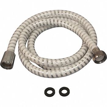 GRAINGER APPROVED Handheld Shower Flex Hose Ez-Flo Vinyl, 444L11