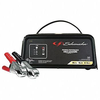 SCHUMACHER ELECTRIC Battery Charger 120VAC 11-1/8 W, 444N33