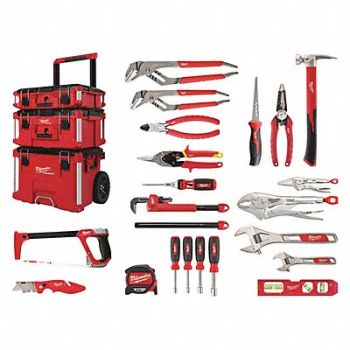 MILWAUKEE Maintenance Kit 19 pcs. Uninsulated, 444N80