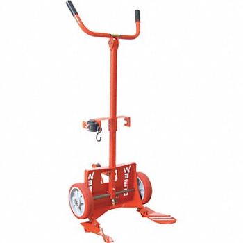 WESCO Drum Hand Truck 1000 lb Steel Orange, 445K76