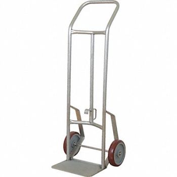 GRAINGER APPROVED Drum Hand Truck 600 lb 304 SS Silver, 445K87