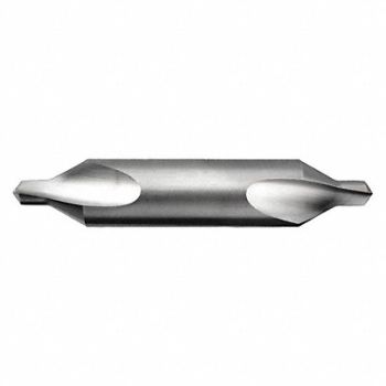 CHICAGO-LATROBE Combined Drill/Countersink #8 Size Plain, 445L91