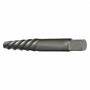 CHICAGO-LATROBE Screw Extractor #6 Sz 31/64 Drill Size, 445M29