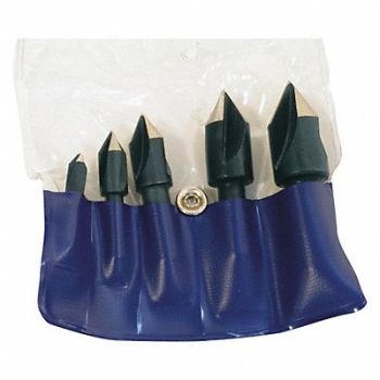 CLEVELAND Countersink Set 1/4 3/4 8 L 5 pcs., 445M65