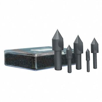 CLEVELAND Countersink Set 1/4 3/4 8 L 5 pcs., 445M66