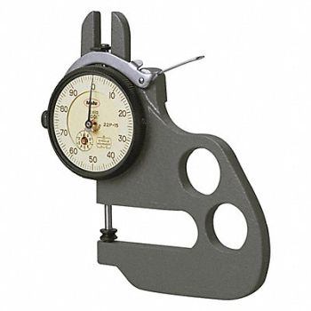 MAHR Dial Thickness Gauge Accuracy +/-0.0001, 446F45