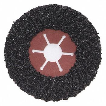 NORTON Fiber Disc 4 1/2 in Dia 7/8 in Arbor, 446G16