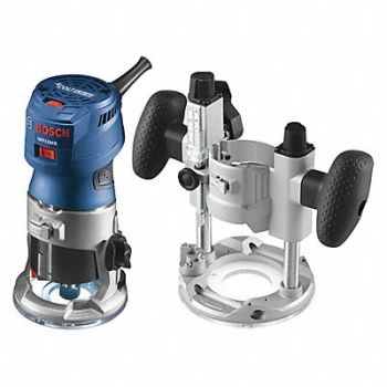 BOSCH Router Base Plunge Base Dual Grip Handle, 446P23