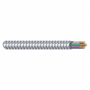 SOUTHWIRE Armored Cbl 2 w/Grd 12AWG MC 250ft, 446P40