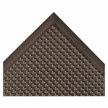NOTRAX Antifatigue Runner Black 2ft. 6 x 5ft., 5W617