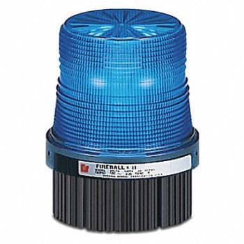 FEDERAL SIGNAL Warning Light Blue Strobe Tube, 447D83
