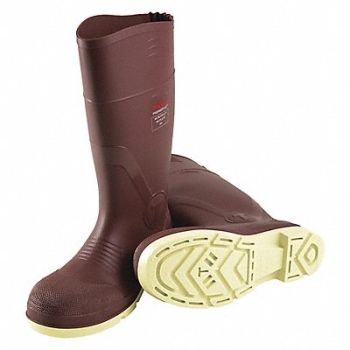 PROFILE Rubber Boot Men s 14 Knee Red PR, 447L73