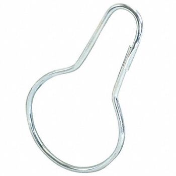 GRAINGER APPROVED Shower Curtain Rings 2 11/16 in W PK24, 447M80