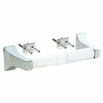 GRAINGER APPROVED Toilet Paper Holder (1) Roll Polished, 447N02