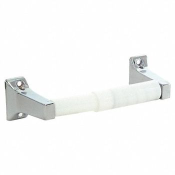 GRAINGER APPROVED Toilet Paper Holder (1) Roll Polished, 447N03