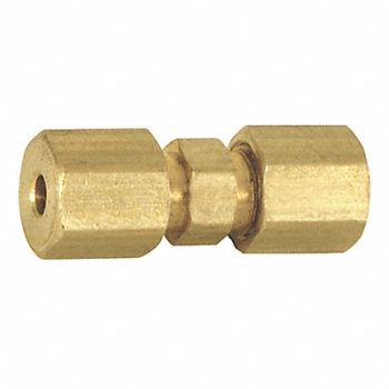 GRAINGER APPROVED Compression Union 1/2 Tube Size PK5, 447N40